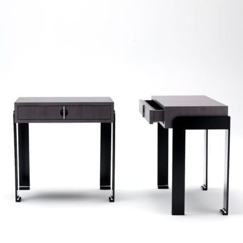 The Invisible Collection lio bedside table David haymann walnut noyer