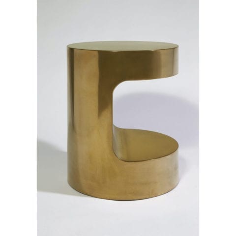 The Invisible Collection R12 Side Table Thierry Lemaire bronze