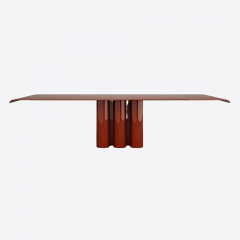 Giorgio 2 Dining Table Red Lacquer