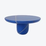 Table Basse Marquetry Mania Bleue
