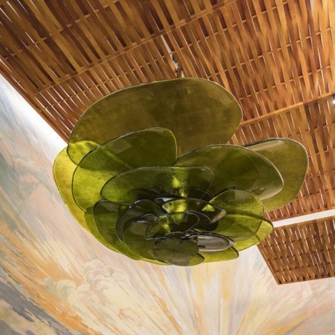 The Invisible Collection Lillypad chandelier Laura Gonzalez