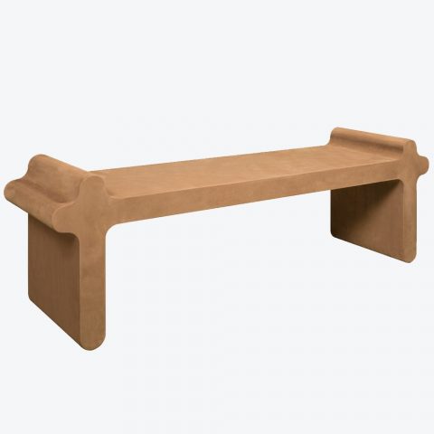 Ossicle Leather Bench N°1