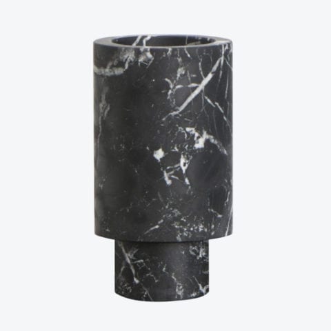 Vase Inside Out Nero Marquina