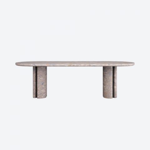 Dolce Dining Table – Breccia Rosso