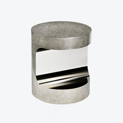 R12 Side Table Brass Silver Finish