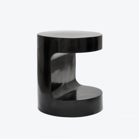 R12 Side Table Patinated Lacquer