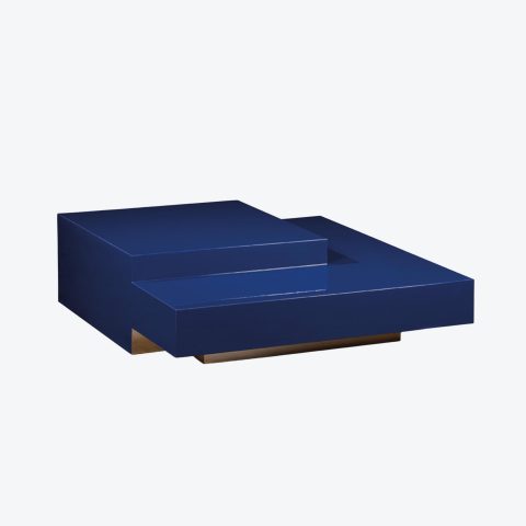 Double Volume Coffee Table Blue